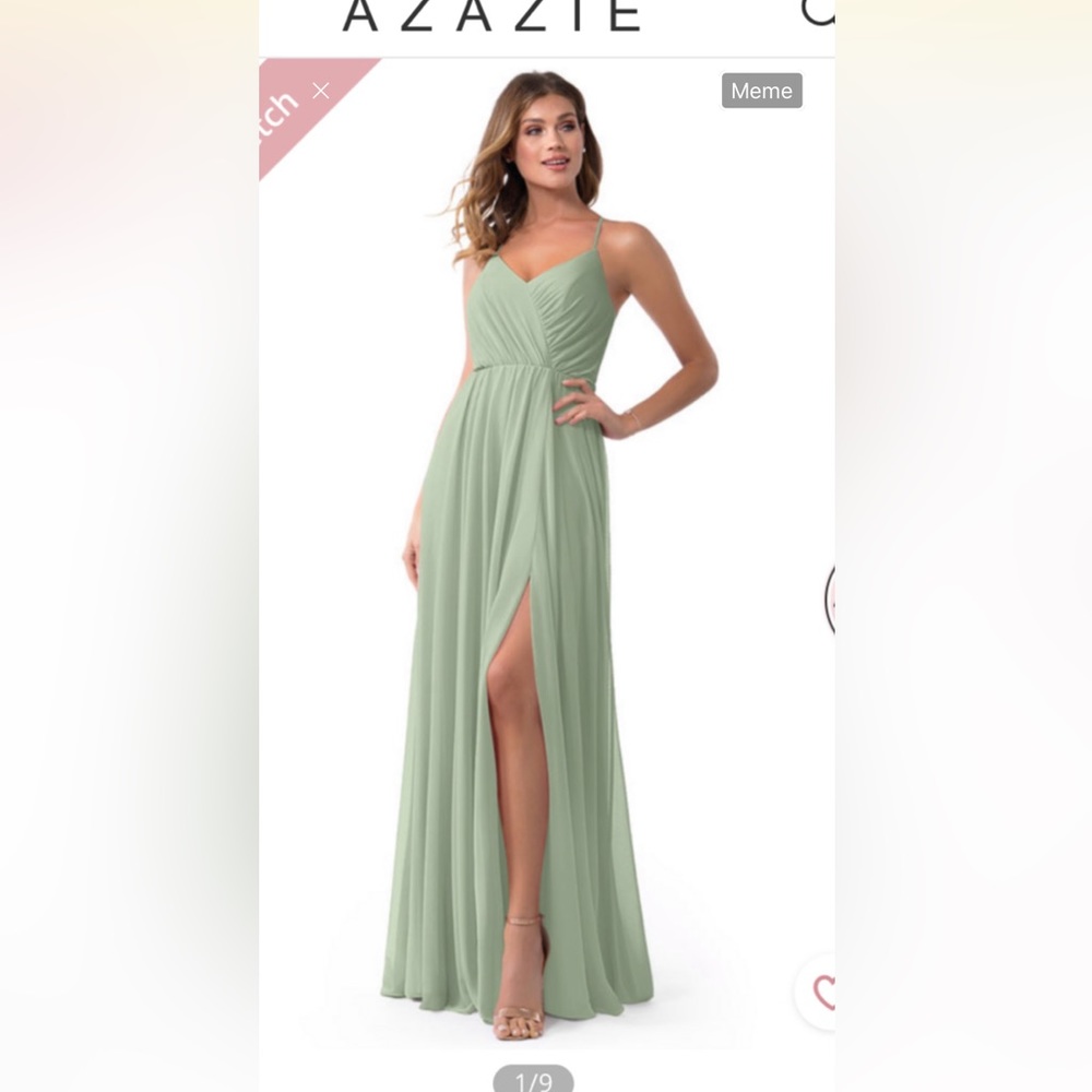 Azazie Sage Green